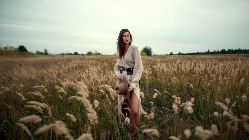 portrait, nude, nature, field, girl, sony, sigma, 35mm, портрет, ню, девушка, поле, женский портрет, природа, tomarov, v_tomarov, томаров, владимир томаров Vika фото превью
