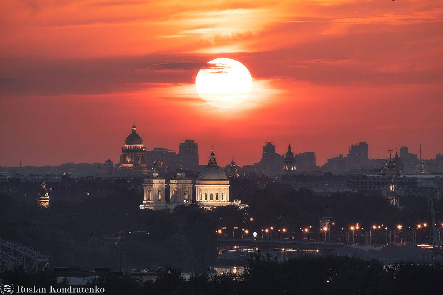 санкт-петербург, исаакиевский собор, александро-невская лавра, закат, рассвет, прострел, композитная фотография, time blending, Кондратенко Руслан