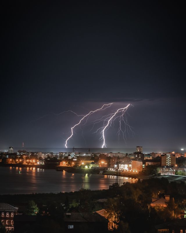 Ночная гроза…  Night thunderstorm… фото превью