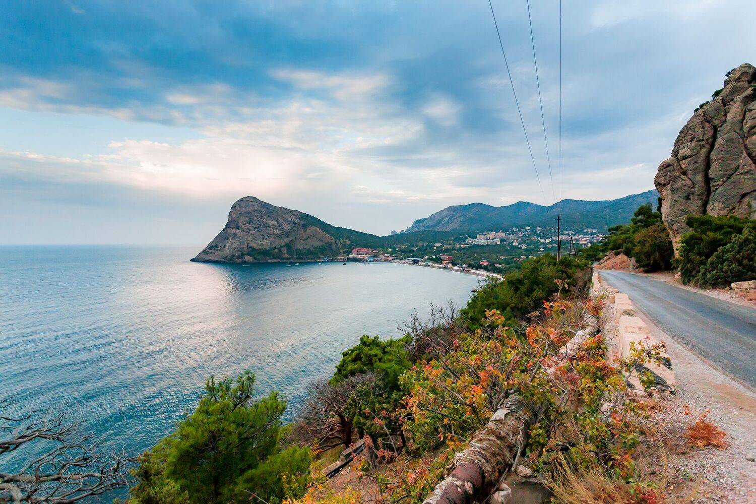 Крым, море, утро, дорога, полуостров, Юрий Морозов