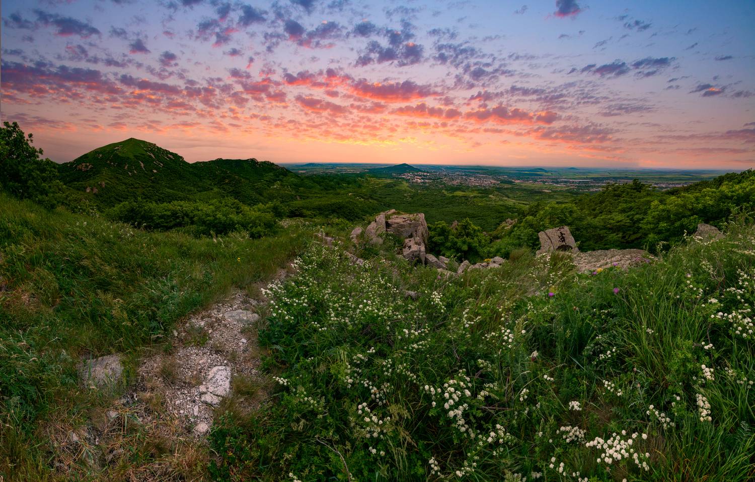 бештау,кмв,рассвет,природв,пейзаж,панорама, Елена Брежицкая