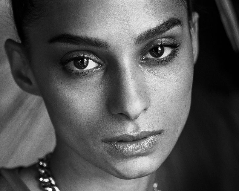 portrait, genre, girl, woman, retouch, sexy, beautiful, tampon, bw, 35mm Regina фото превью