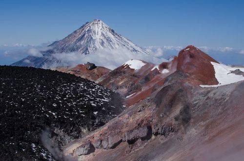 Кратер Авачинского вулкана