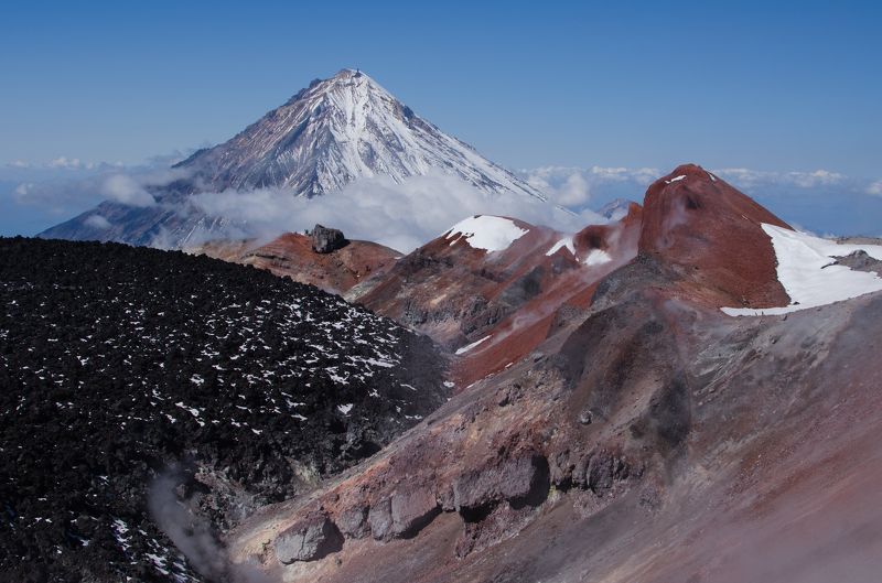 вулкан авачинский Кратер Авачинского вулкана фото превью