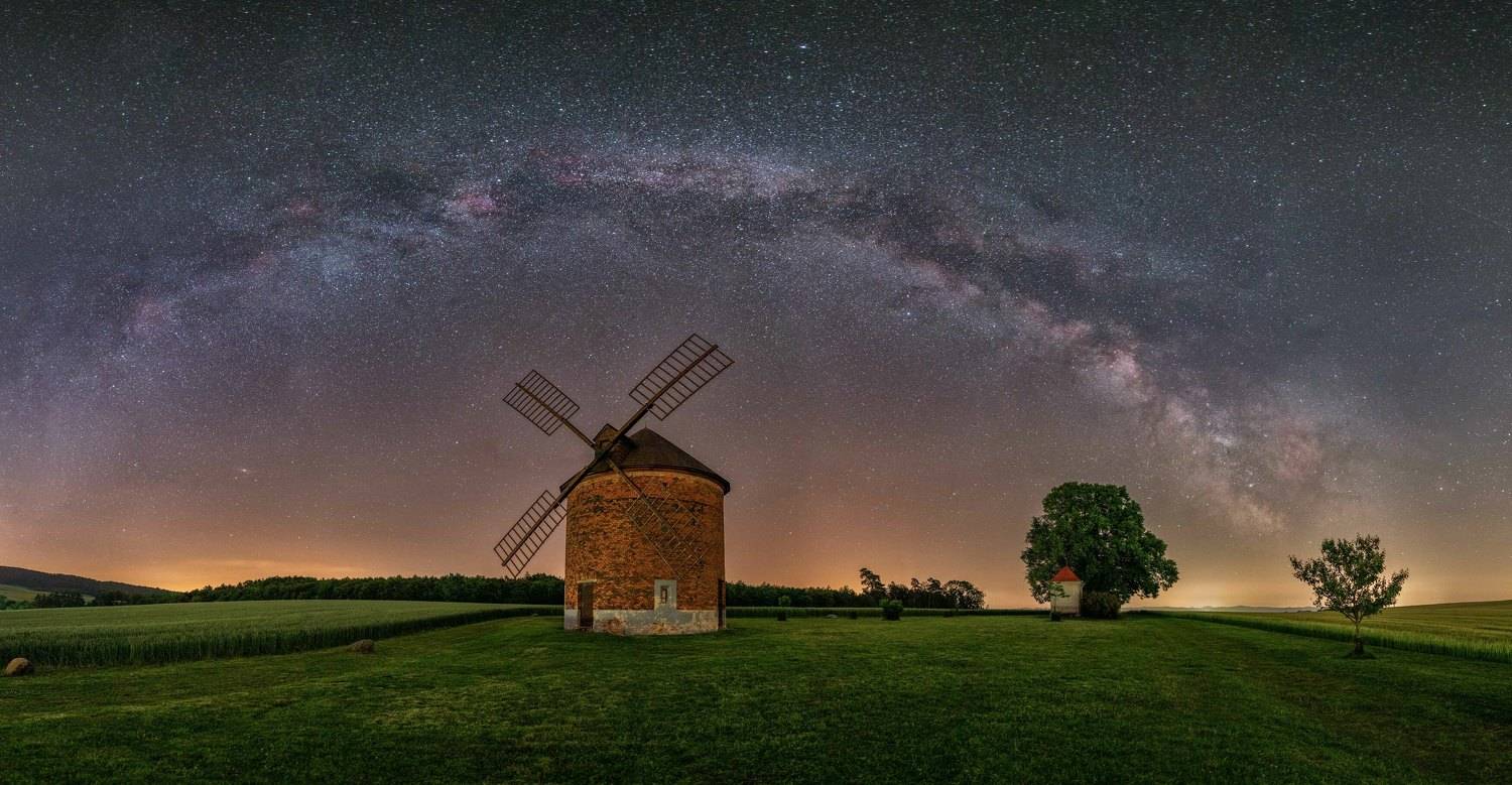 Milky way, night, czech, moravia, bohemia, chvalkovice, nikon, z6, Stanislav Judas