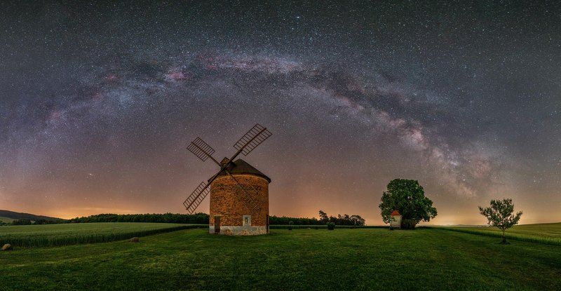 Milky way, night, czech, moravia, bohemia, chvalkovice, nikon, z6 Milky way фото превью