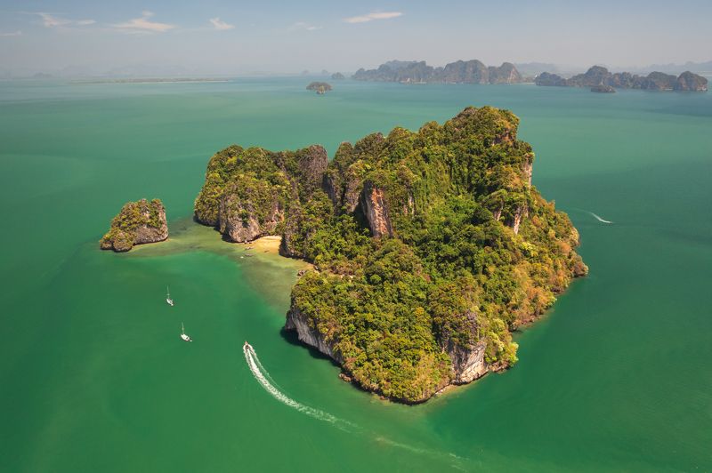 sea, green, island, jungle, ship, ocean, golf, bird\'s, view, aerial, high, uninhabited, desert Flying fox фото превью