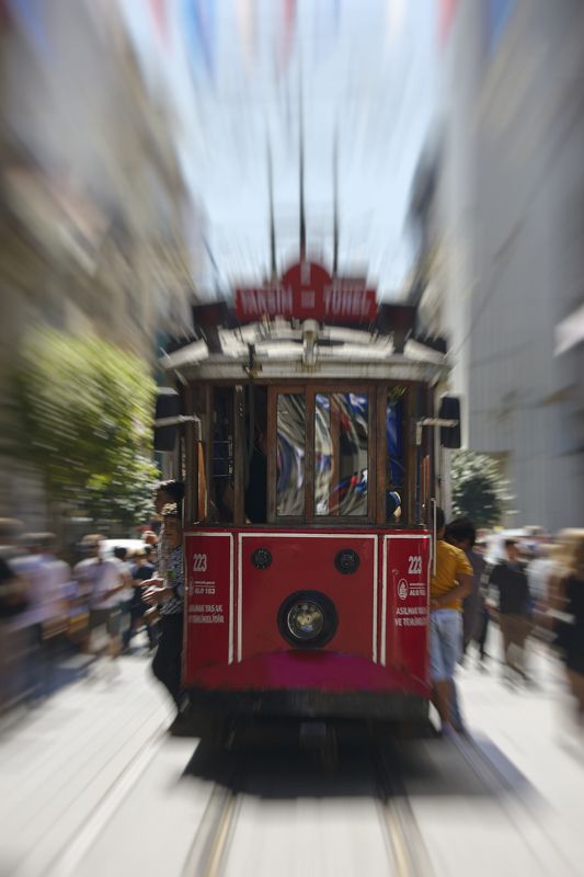 Старый трамвай фото превью