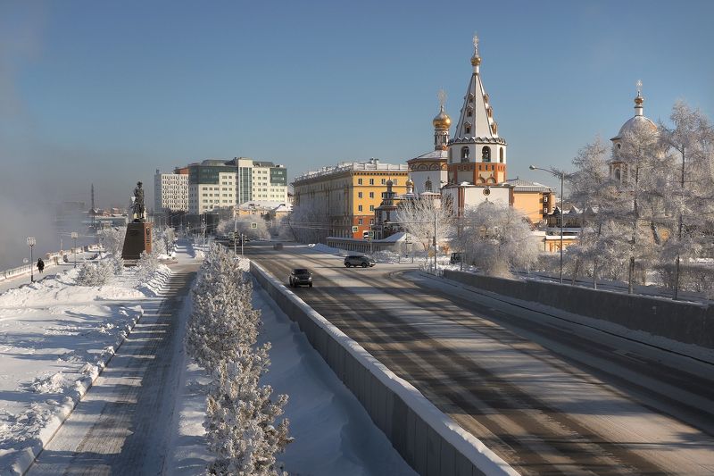 Зимний Иркутск фото превью