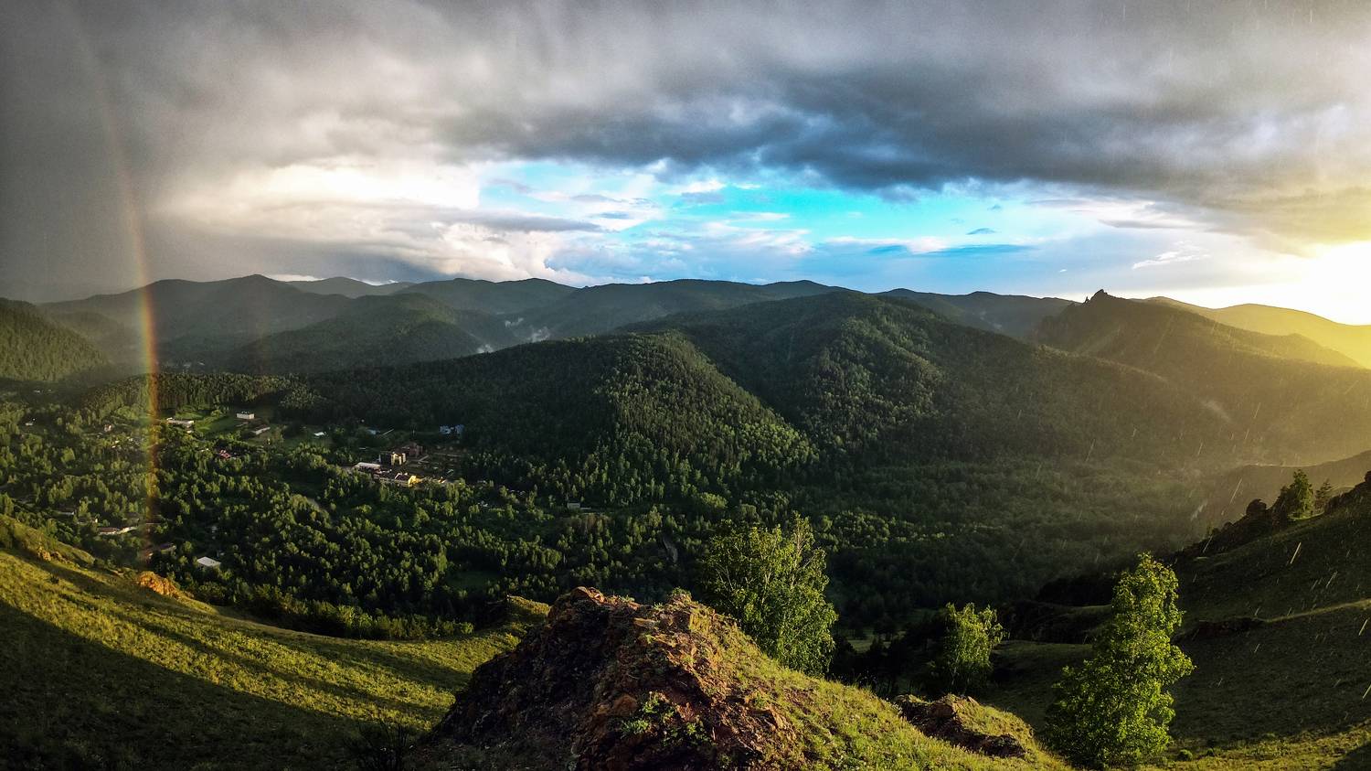 Торгашинский хребет, Красноярск, радуга, gopro, Багурский Алексей