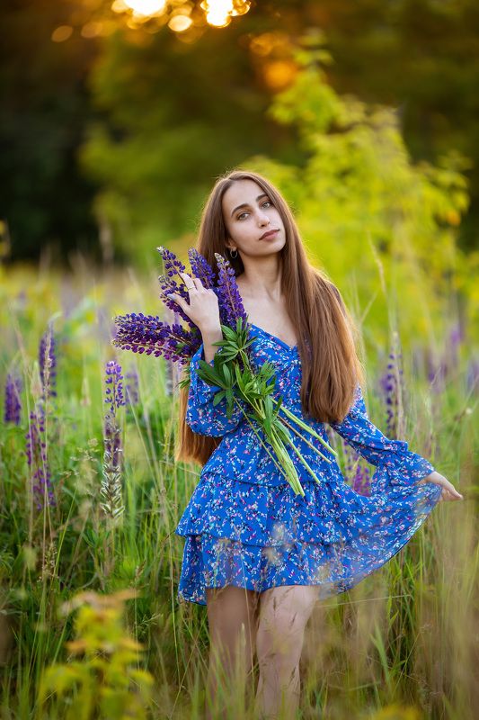 люпины girl фото превью