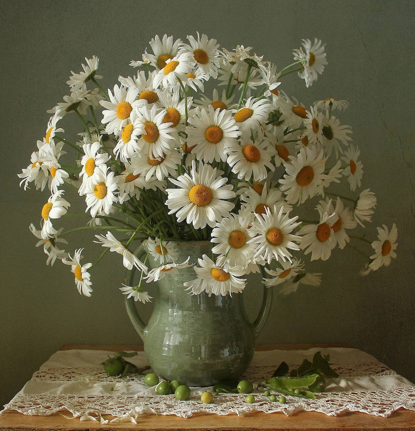 натюрморт, цветы, полевые цветы, лето, марина филатова, ромашки, Марина Филатова