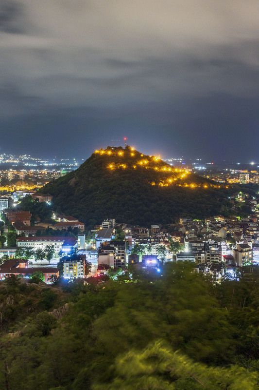 night architecture landscapes nature Plovdiv фото превью