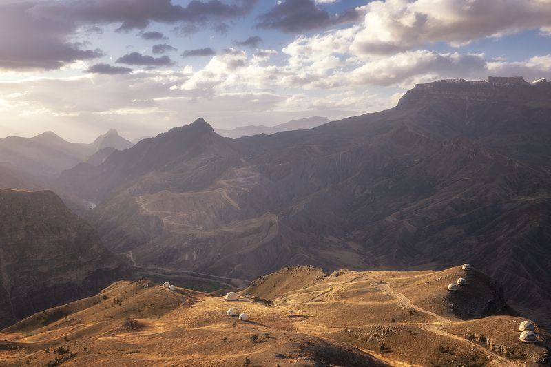 дагестан горы глэмпинг пейзаж glamping mountains nature landscape dagestan Глэмпинг в горах Дагестана. фото превью