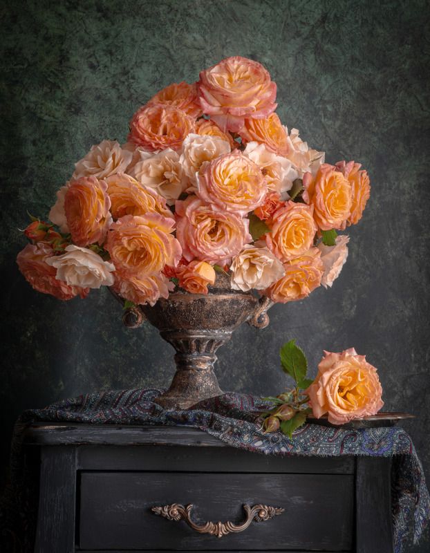 Букет из роз триколор фото превью