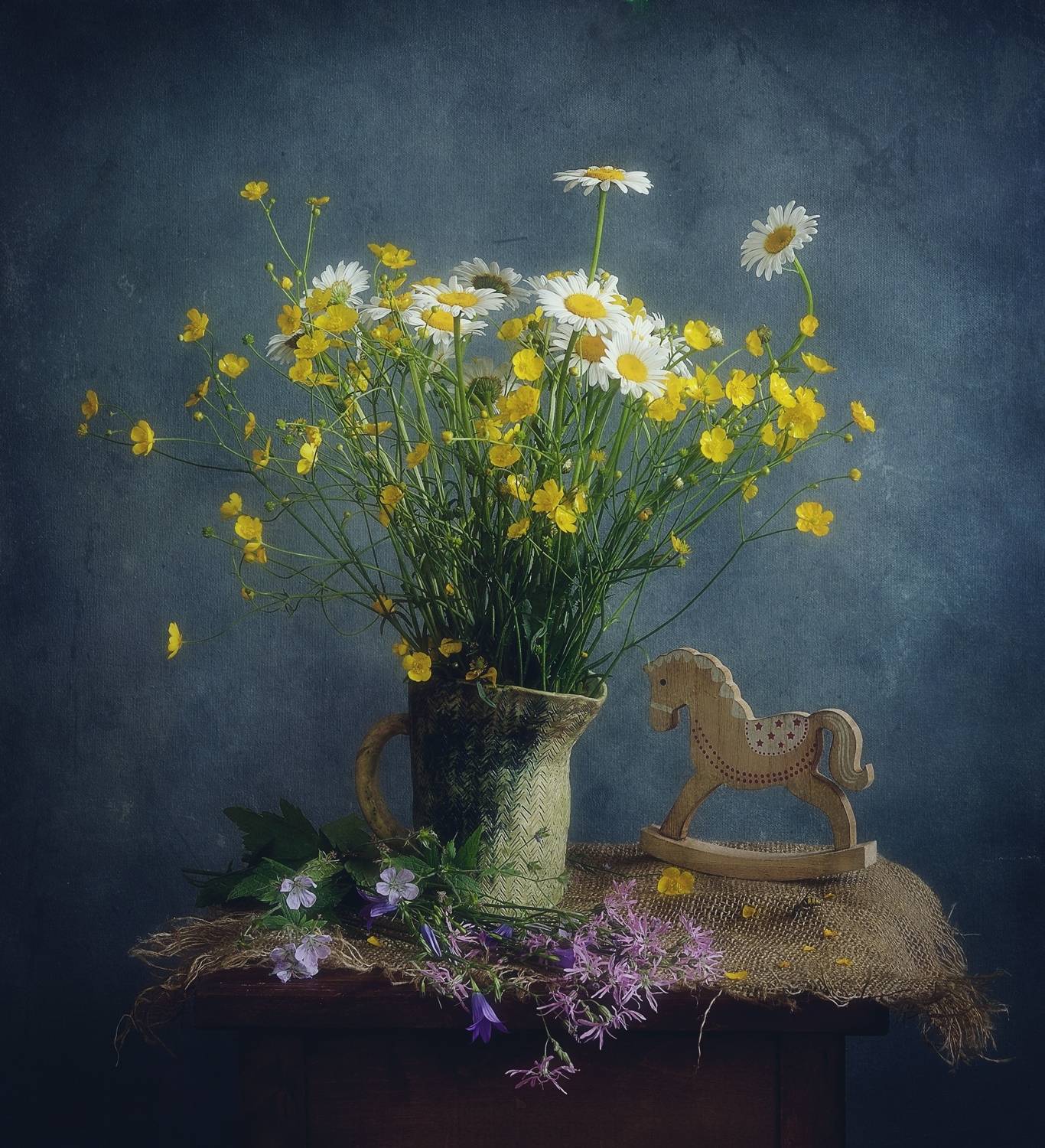 натюрморт,цветы,букет,лето, Наталия К