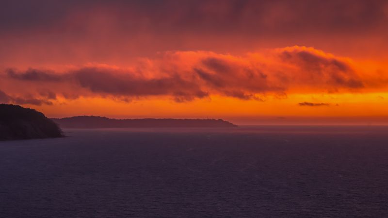 балтийское_море, калининград, закат, небо, облака * фото превью