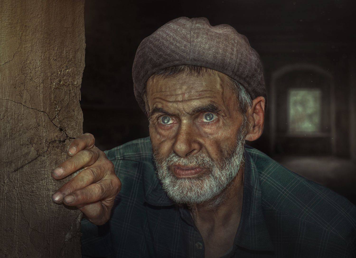 #portrait #people #cap #eye #beard #skin #face, Mehdi Zavvar