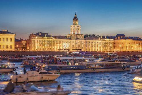 Санкт-Петербург, развод мостов