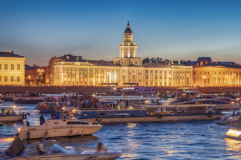 Санкт-Петербург, развод мостов фото превью