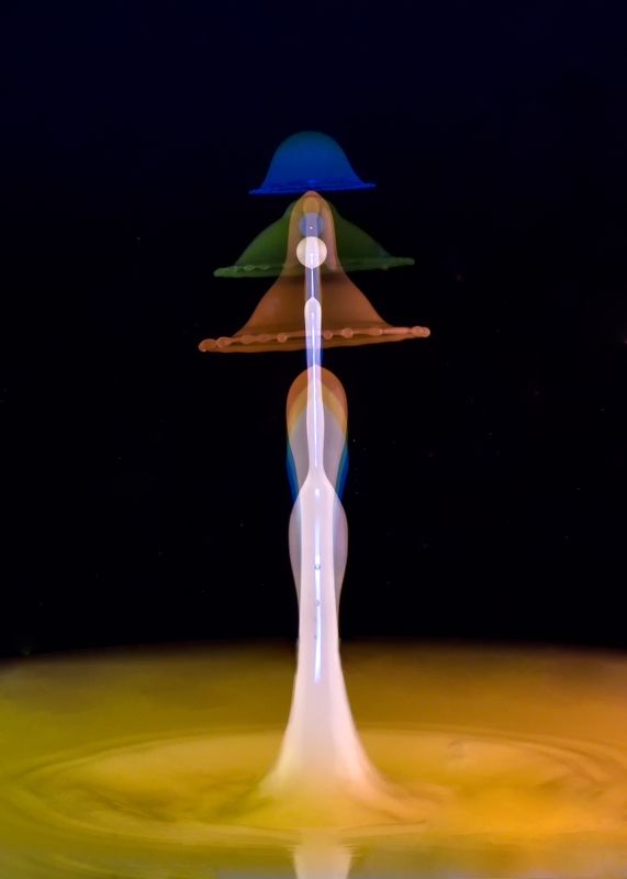 waterdrop,photography,abstract,liquid,art,color,light Time warp фото превью