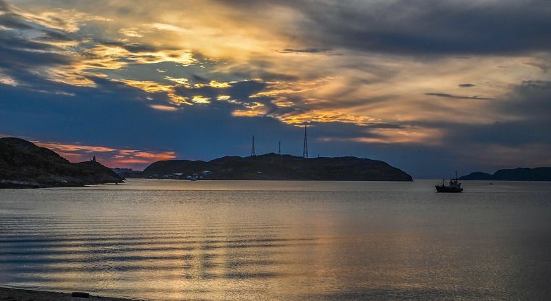 мурмаская область, териберка, белая ночь Ах, эти белые ночи... фото превью