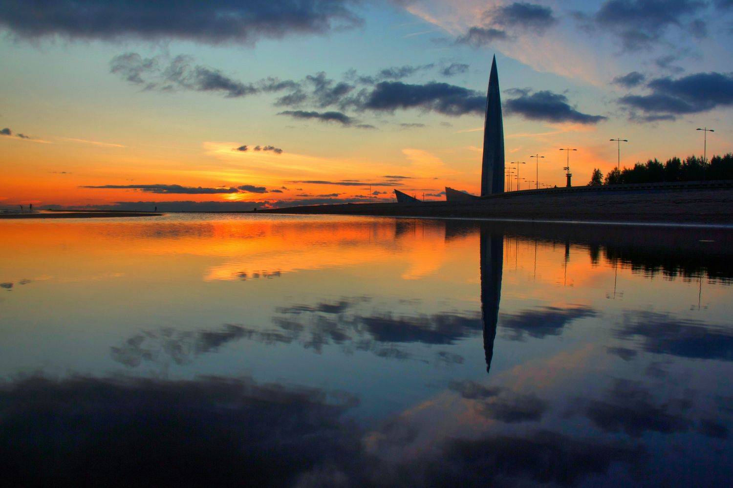 Санкт-Петербург, Финский залив, осень, закат, река , Ксения Орлова