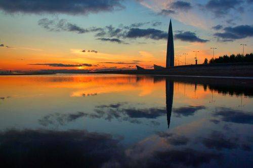 Финский залив на закате 