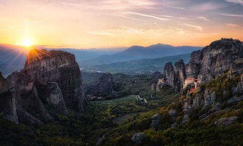 Закат на Метеорах / Meteora sunset
