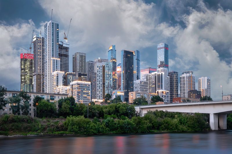 город, архитектура, москва, улица, street, city, moscow, russia, architecture, небоскрёбы, skyscraper, urban Московский Гонконг фото превью