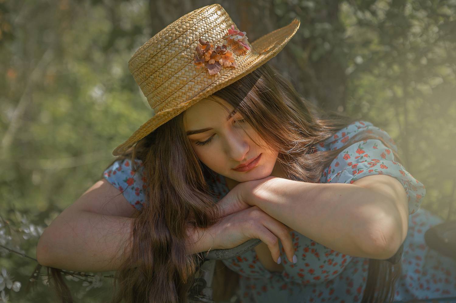 девушка цветы поле любовь солнце лето красота счастье мечты красавица фотография, Шепелева Татьяна