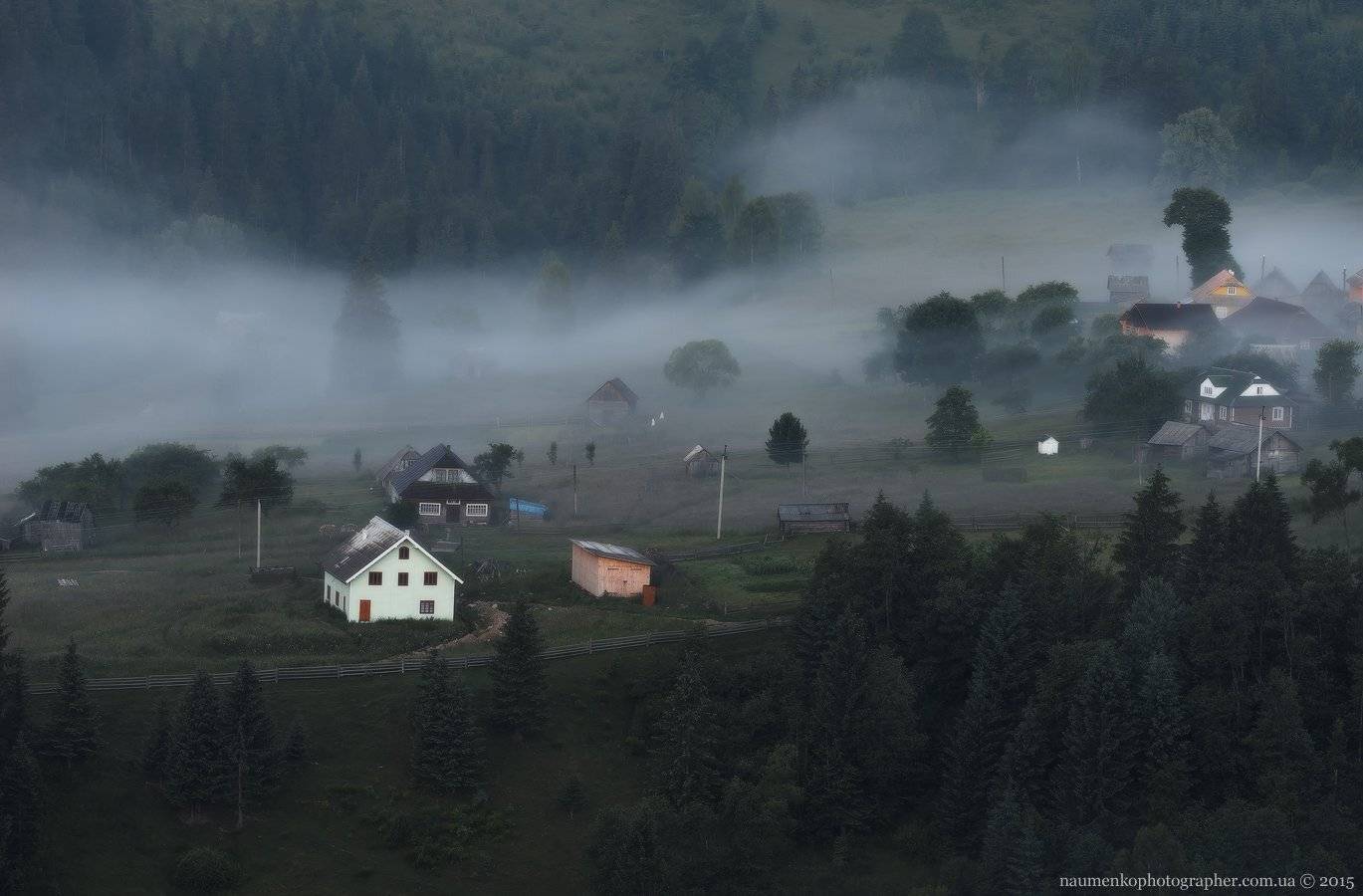 Sony A7r, Деревня, Дземброня, Карпаты, Туман, Украина, Утро, Александр Науменко