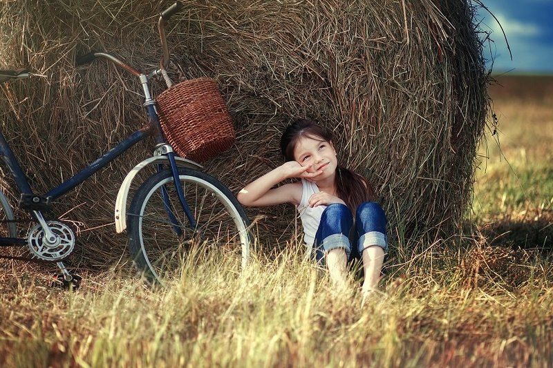 дети лето деревня Анна фото превью