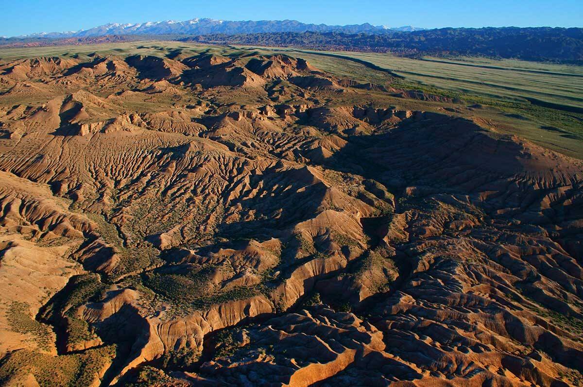 Казахстан, Жаркенд, аэро, aerial, горы, пустыня, Борис Резванцев