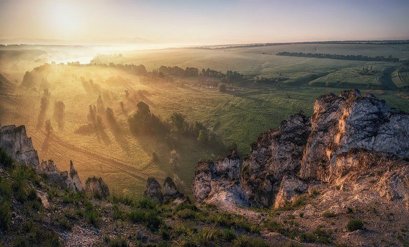 Рассвет у белых скал(репост) фото превью