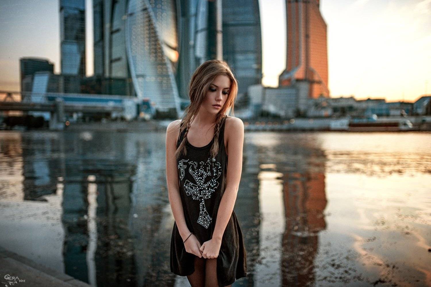 Mood, Portrait, Sunset, Закат, Настроение, Портрет, Георгий Чернядьев