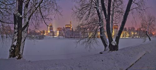 Новодевичий зимой
