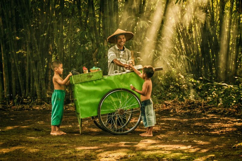 childern Two little boys фото превью