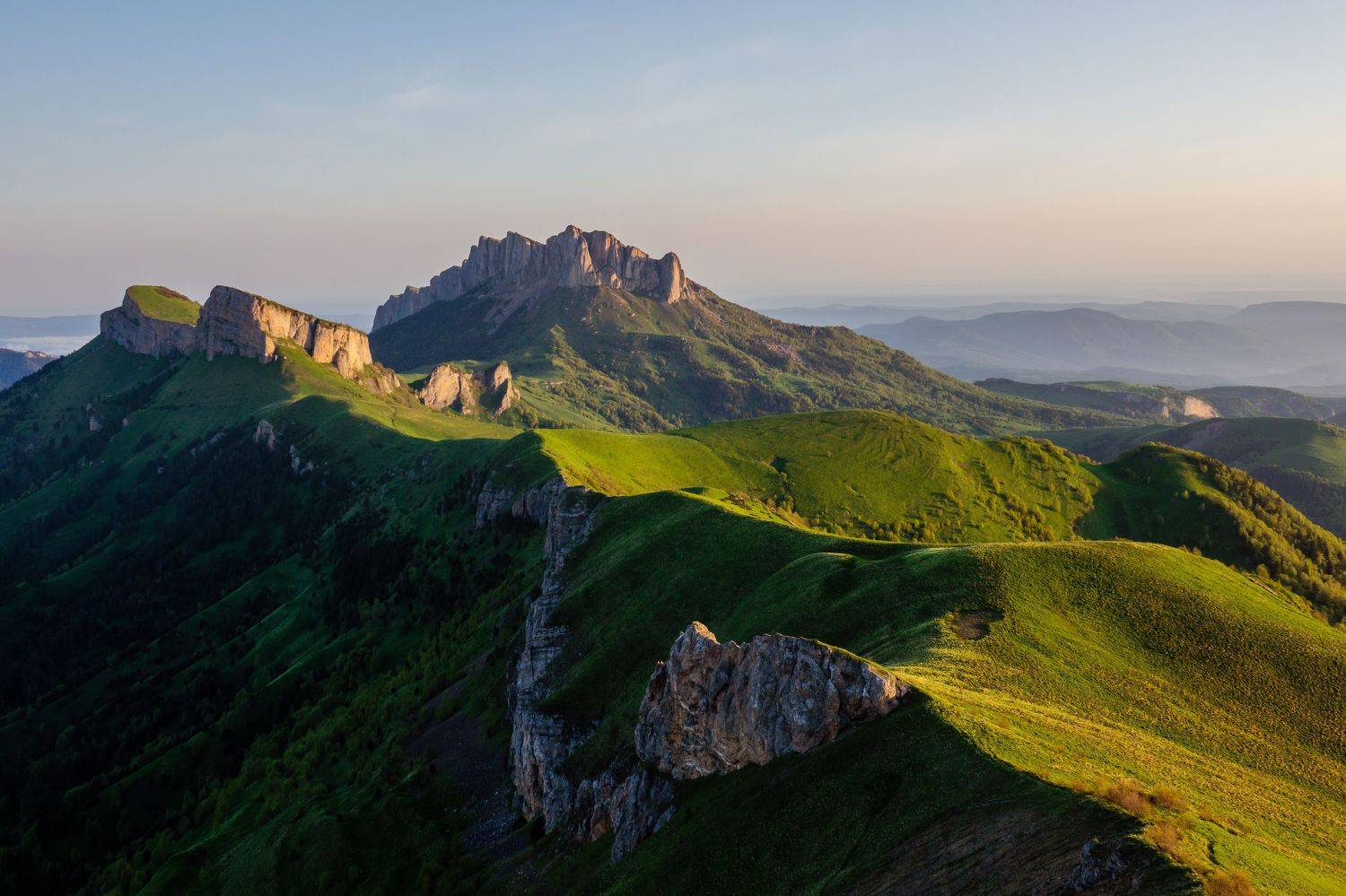 большой тхач, адыгея, кавказ, утро, Шишкалов Константин