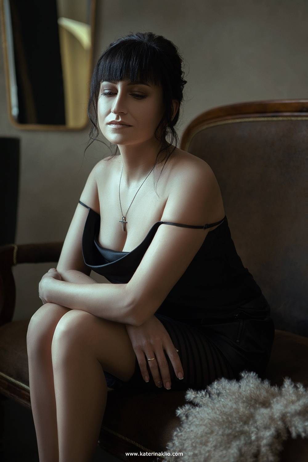 woman, dark, studio, beauty, beautiful, portrait, charm, lady, felinity, female, model, Катерина Клио