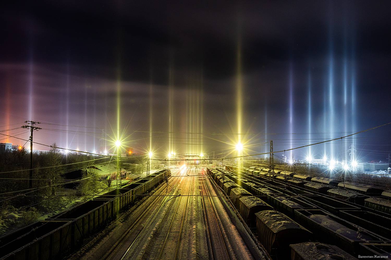 Железная дорога, мороз, Валентин Жиганов