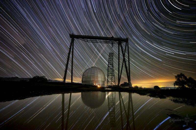 астропейзаж, БТА, отражение, треки Два мира фото превью