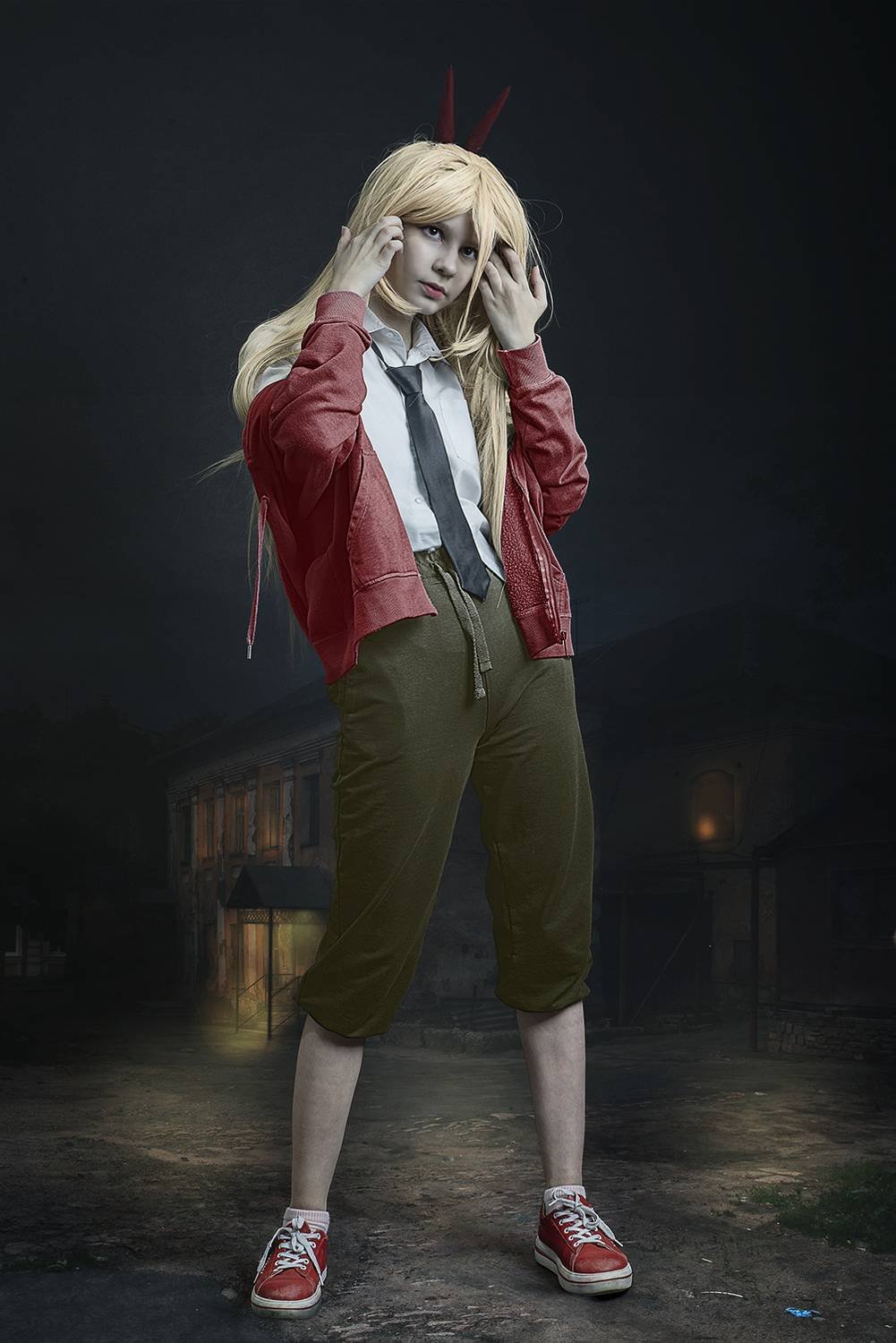 бесы, поздний вечер, двор, чертовщина, Boji