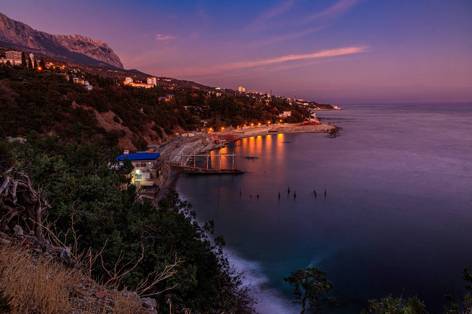 закат море скалы Крым Симеиз , Владимир Баранов