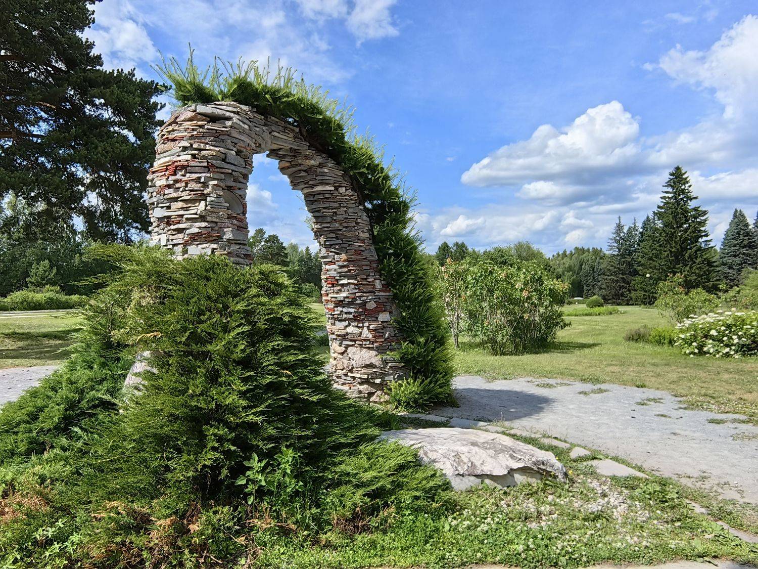 лето,арка,новосибирск,ботаническийсад, Козлова Галина