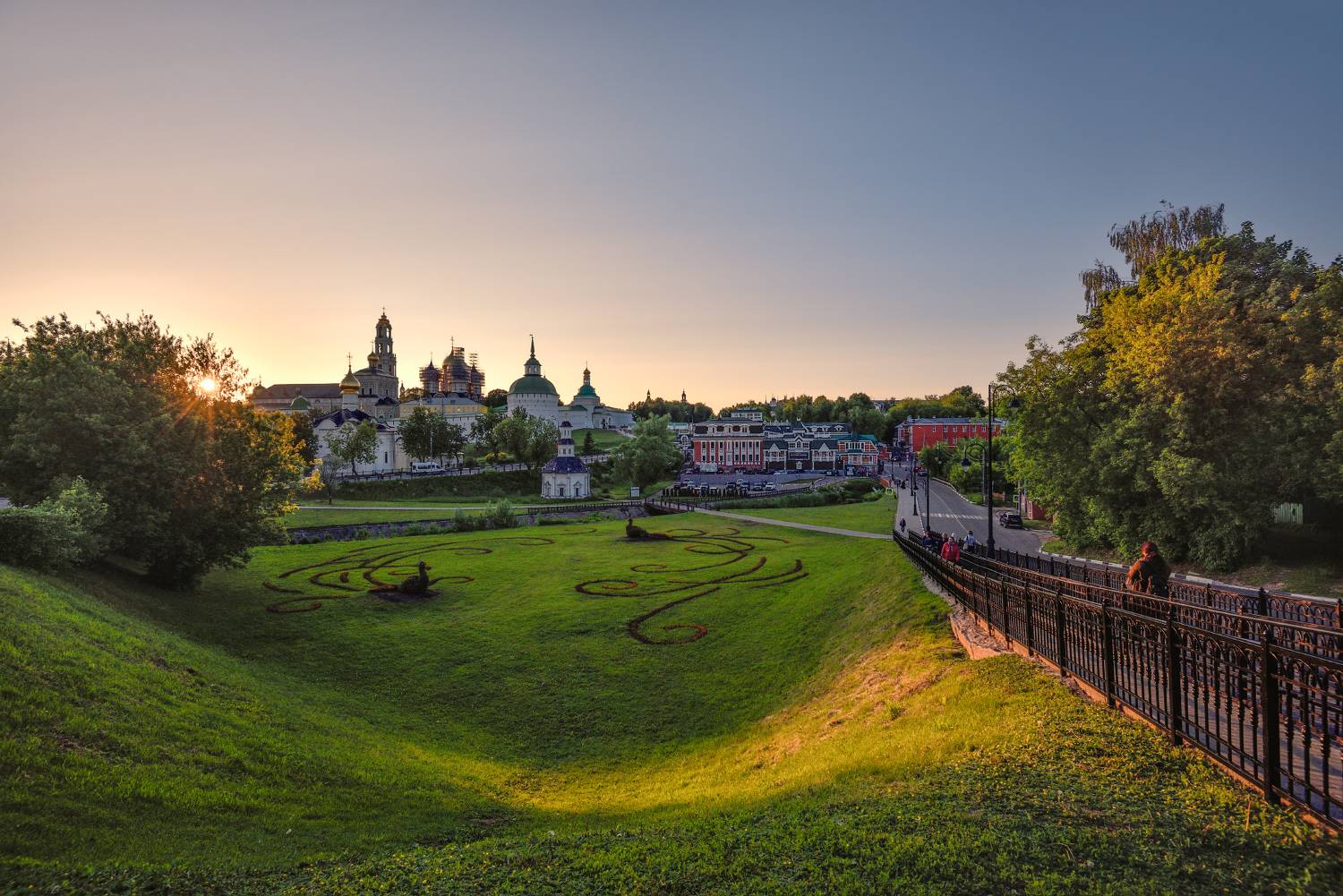 вечер,закат,солнце,свет,город,лавра, Виталий Полуэктов