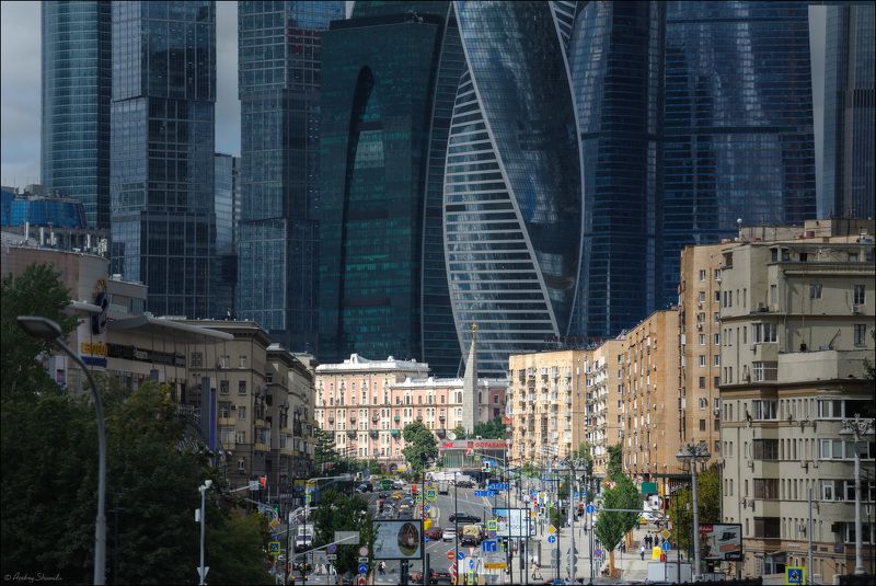 москва, сити, небоскребы Сити фото превью