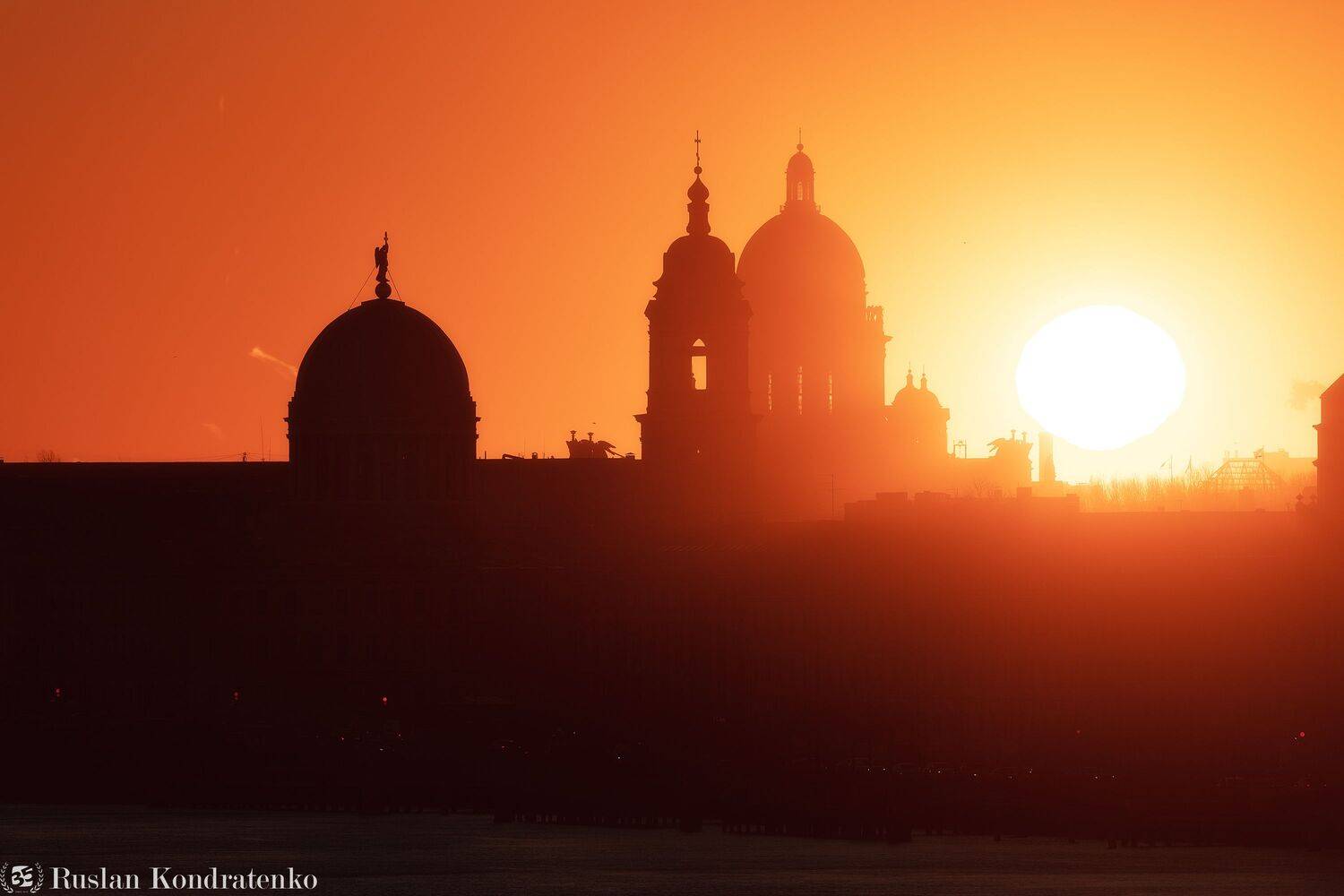 санкт-петербург, рассвет, прострел, исаакиевский собор, исаакиевский, церковь, екатерининская церковь, Кондратенко Руслан