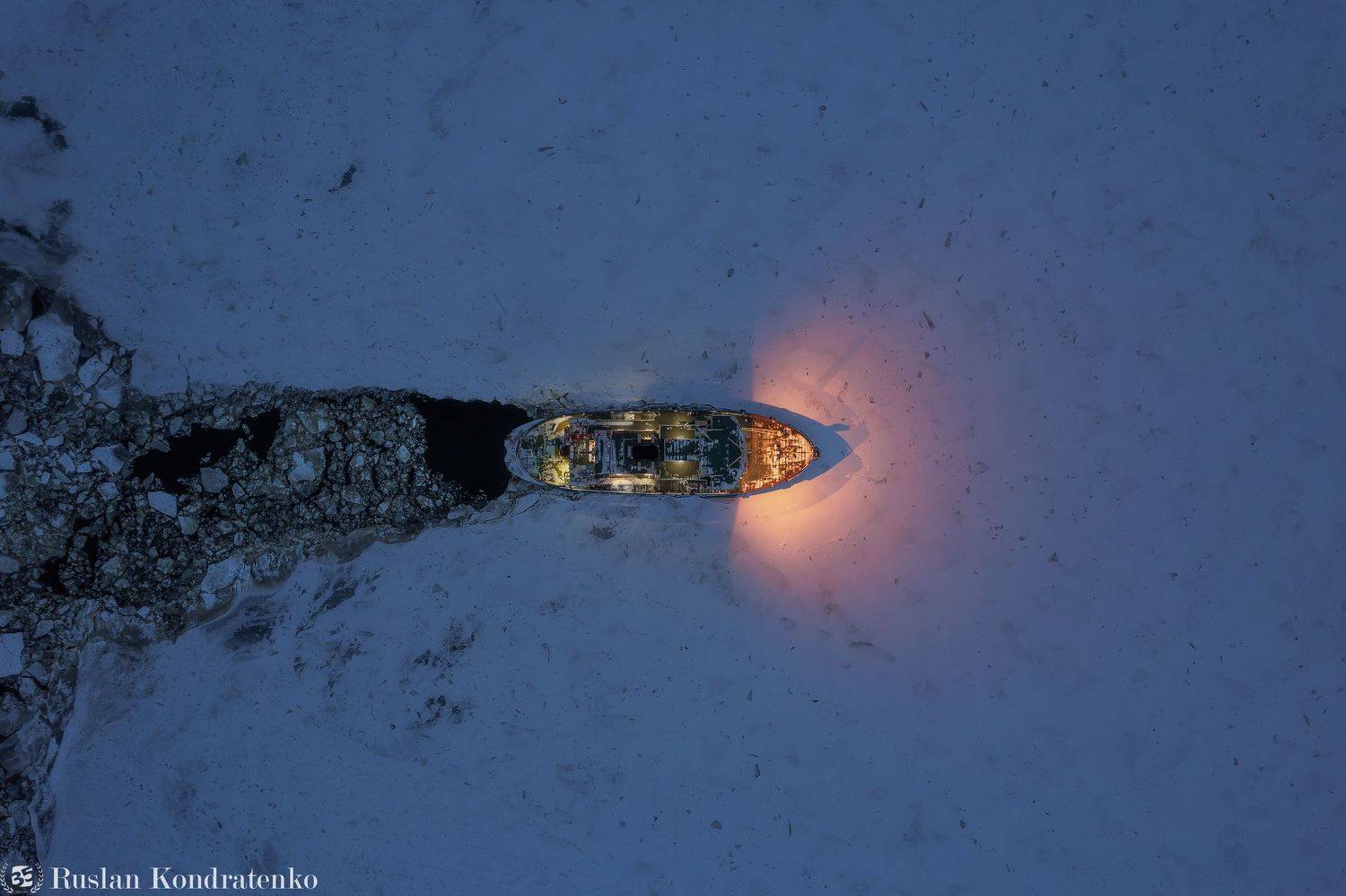 ледокол, topdown, аэрофото, аэрофотография, капитан косолапов, кронштадт, санкт-петербург, Кондратенко Руслан