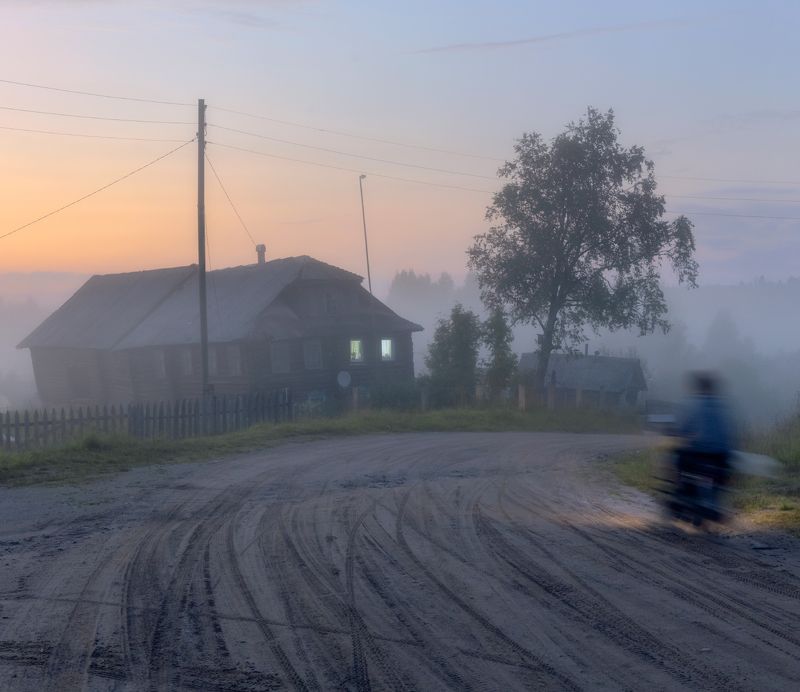 Деревенский вечер фото превью